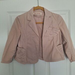 Marni Cotton ‎ Cropped Jacket size S